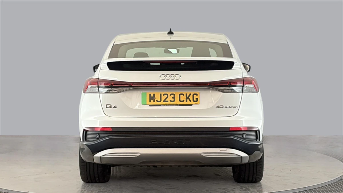 The Audi Q4 e-tron Sportback